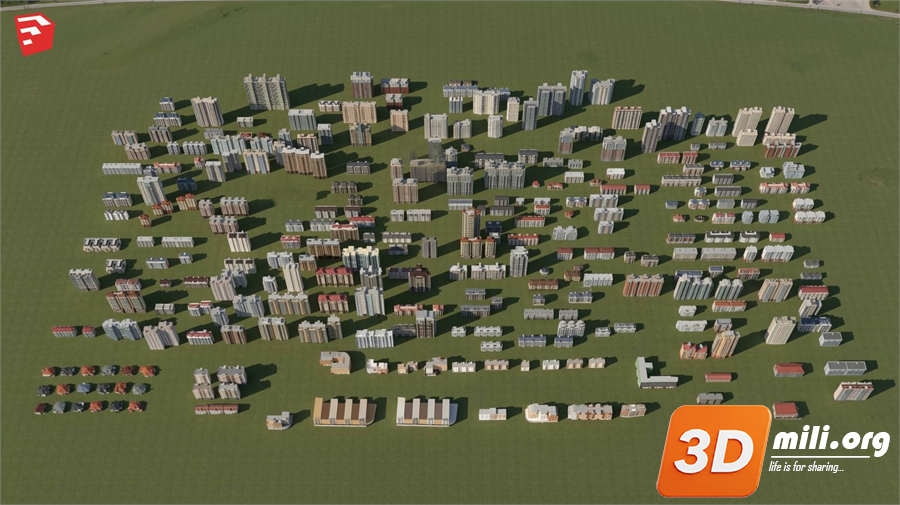 Environment element Skp Files 
